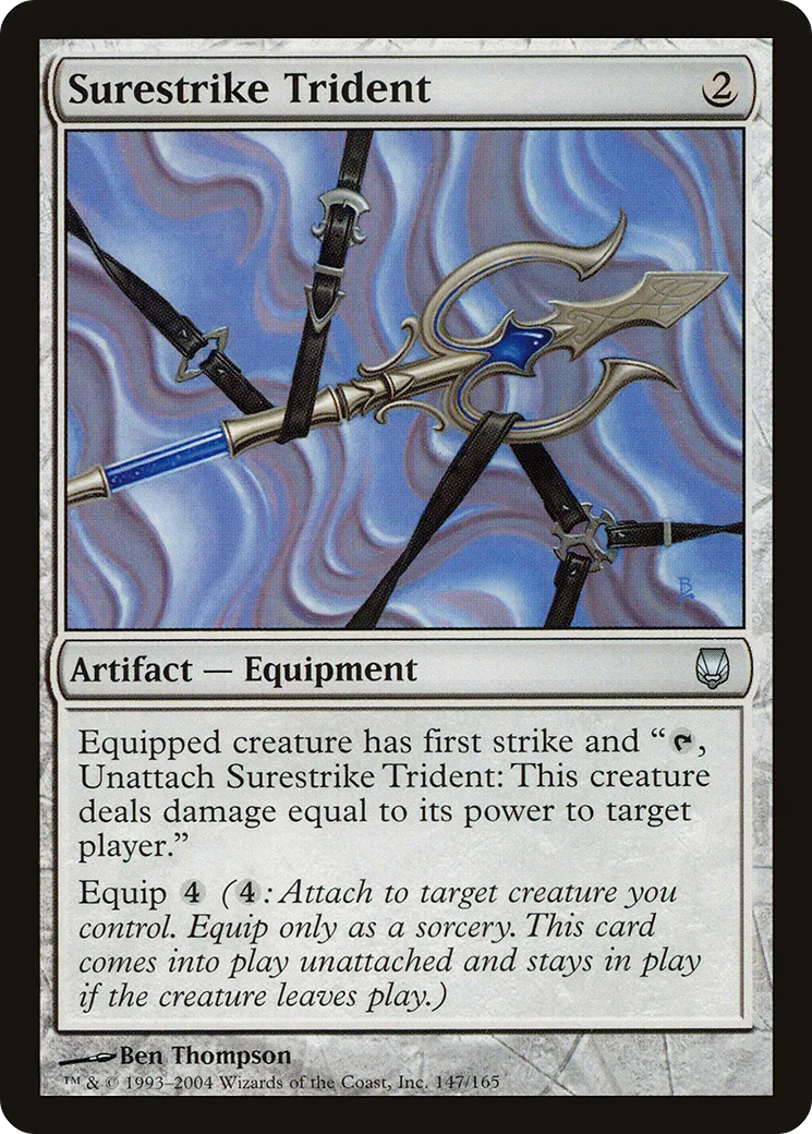 Surestrike Trident — Darksteel — Magic: The Gathering