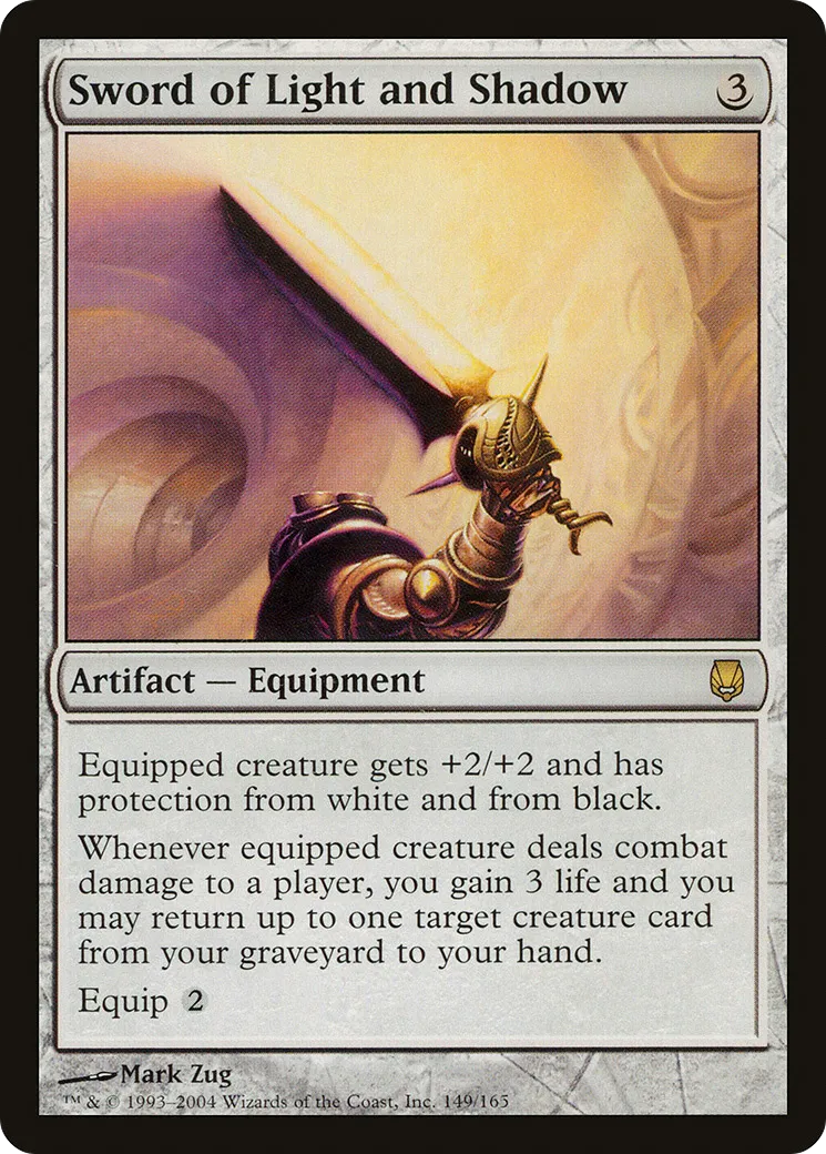 Épée des Ténèbres et de la Lumière — Darksteel — Magic: The Gathering