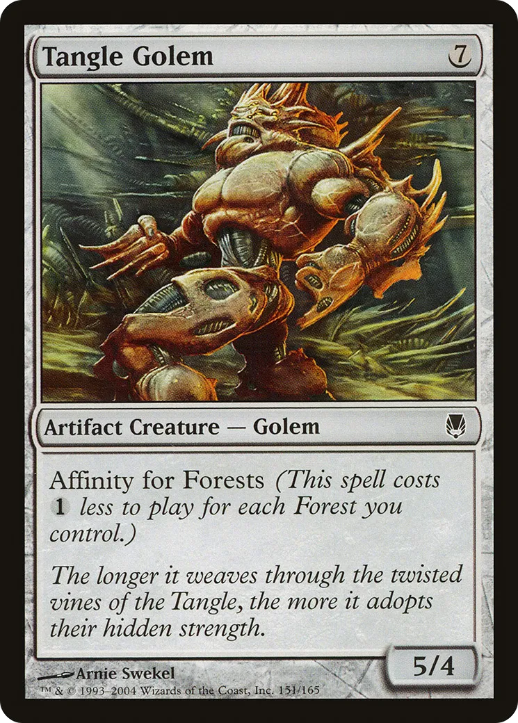Golem de la Filandre — Darksteel — Magic: The Gathering
