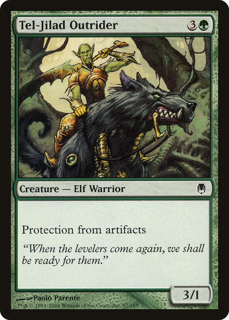 Tel-Jilad Outrider — Darksteel — Magic: The Gathering