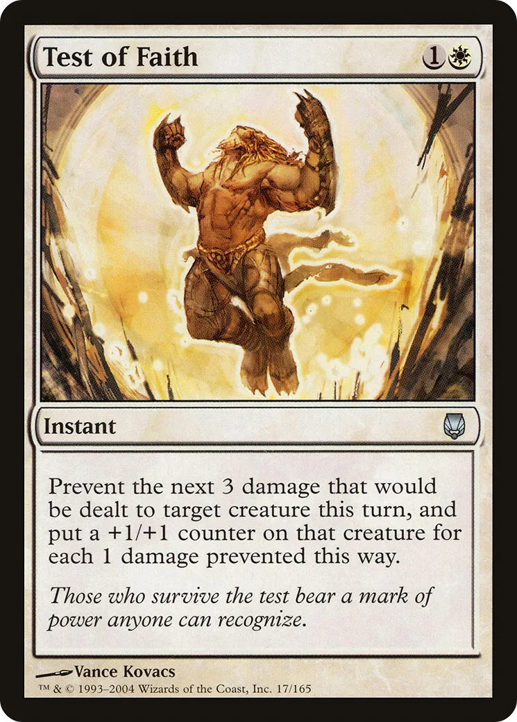 Test of Faith — Darksteel — Magic: The Gathering