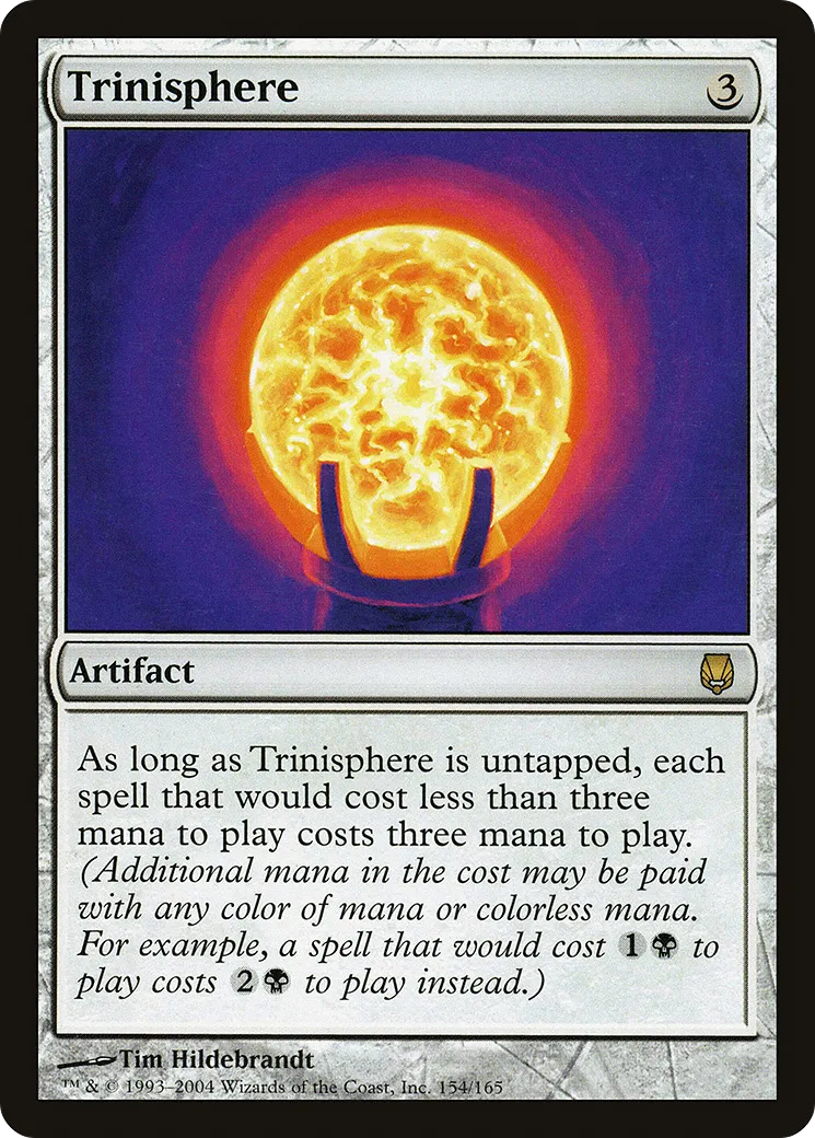 Trinisphere from Darksteel - Magic: The Gathering