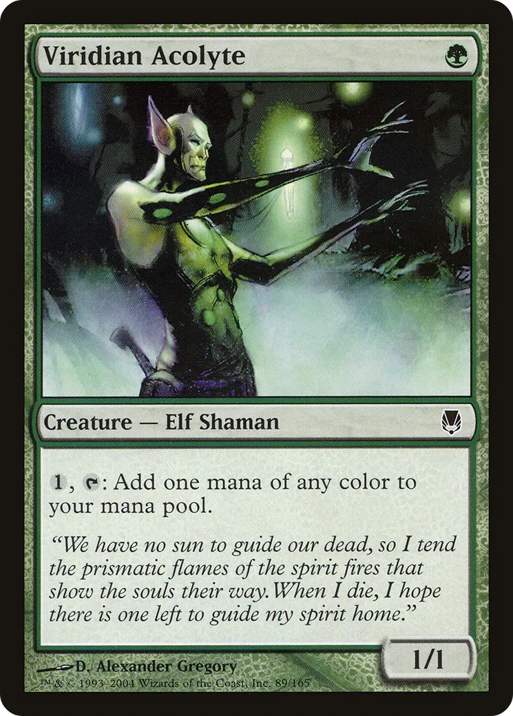 Viridian Acolyte — Darksteel — Magic: The Gathering