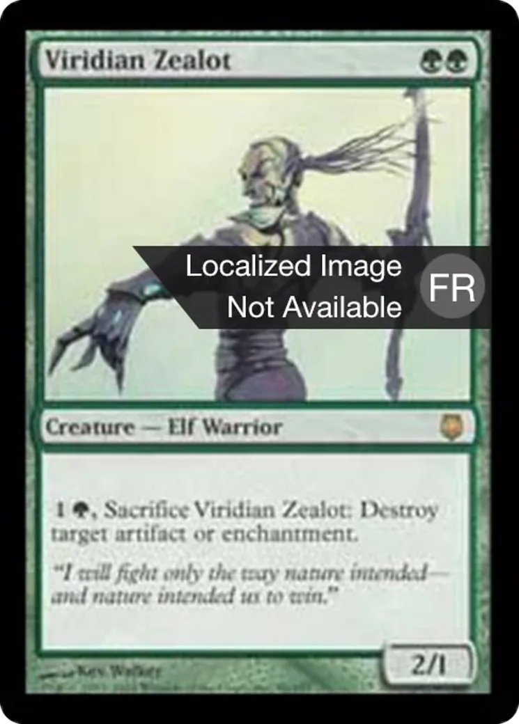 Zélateur viridian — Darksteel — Magic: The Gathering
