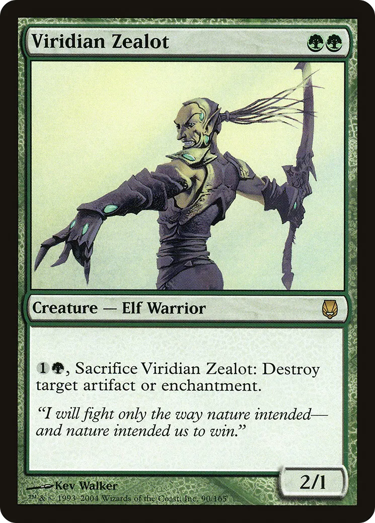 Viridian Zealot — Darksteel — Magic: The Gathering