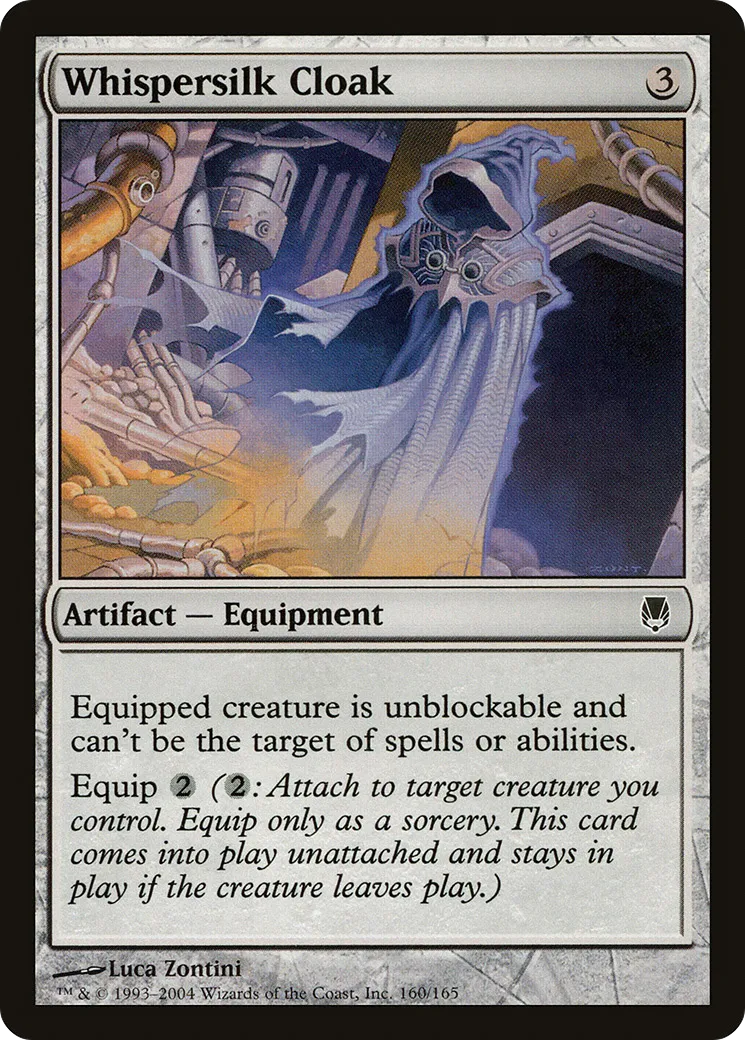 Whispersilk Cloak — Darksteel — Magic: The Gathering