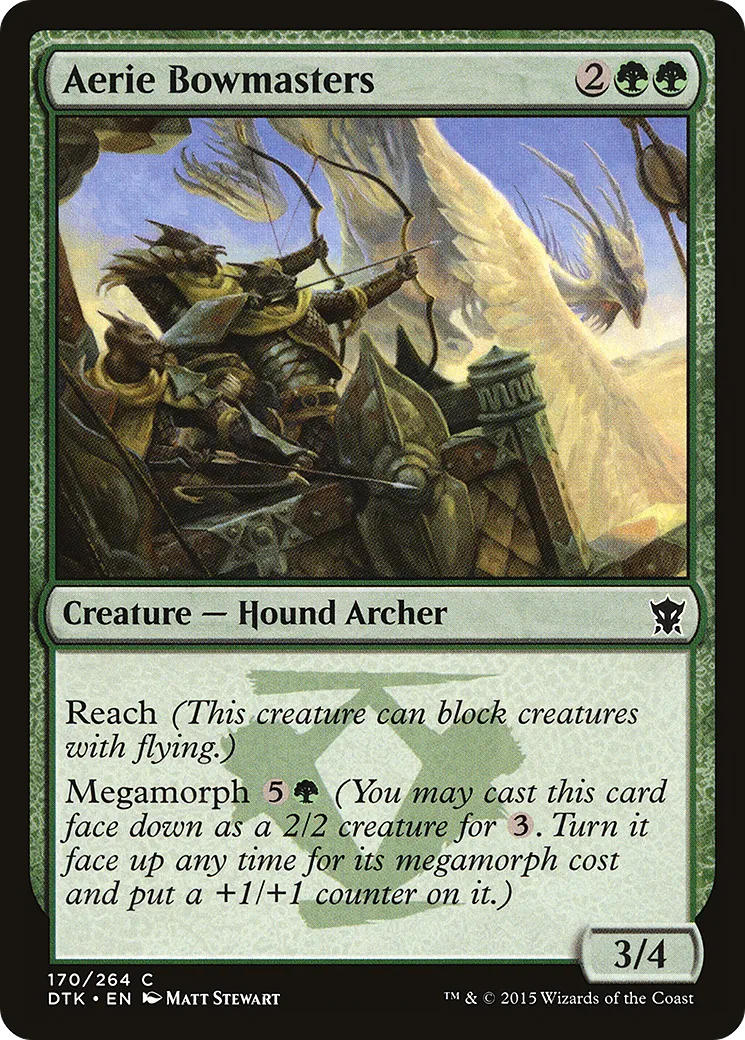 Maîtres archers de l'aérain — Dragons of Tarkir — Magic: The Gathering