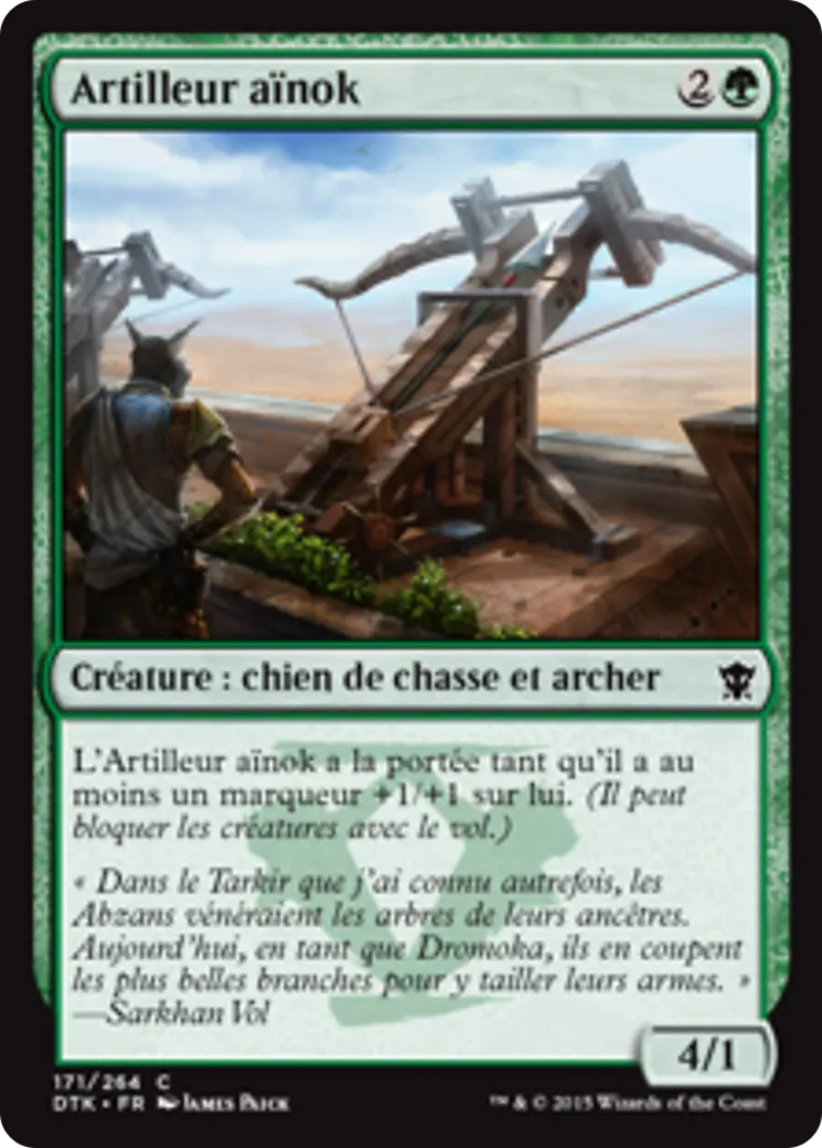 Artilleur aïnok — Dragons of Tarkir — Magic: The Gathering