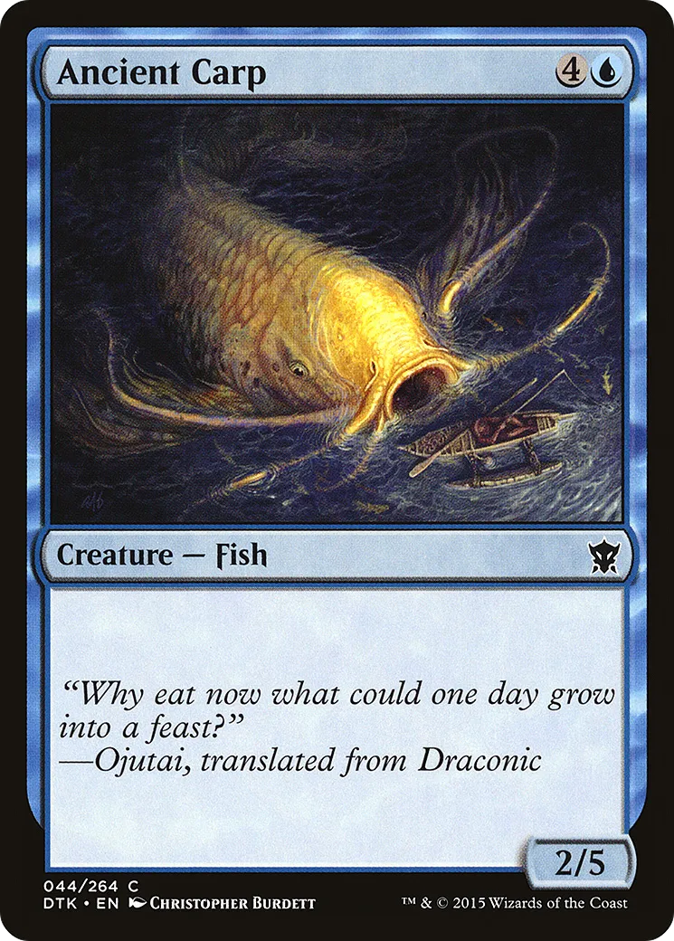 Ancient Carp — Dragons of Tarkir — Magic: The Gathering