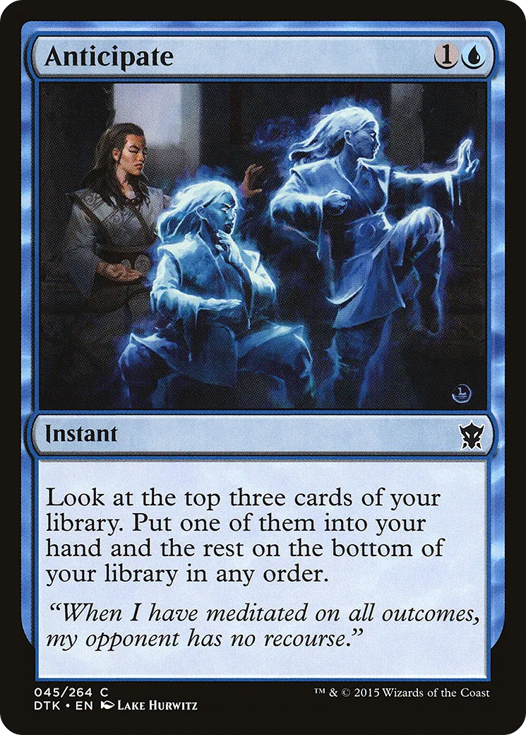 Anticipate — Dragons of Tarkir — Magic: The Gathering