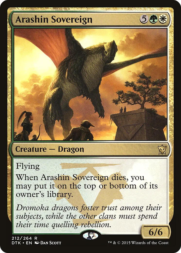 Arashin Sovereign — Dragons of Tarkir — Magic: The Gathering