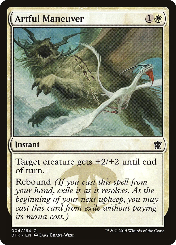 Artful Maneuver — Dragons of Tarkir — Magic: The Gathering