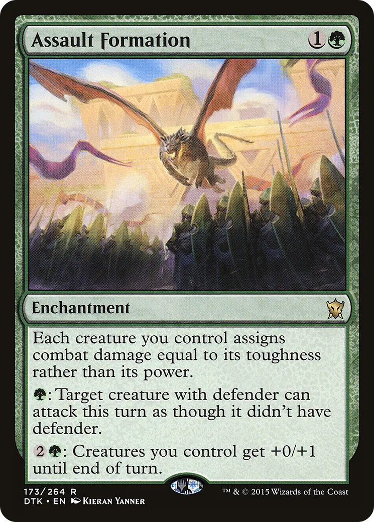 Formation d'assaut — Dragons of Tarkir — Magic: The Gathering