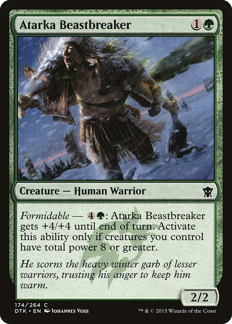 Dresseur de bêtes d'Atarka — Dragons of Tarkir — Magic: The Gathering