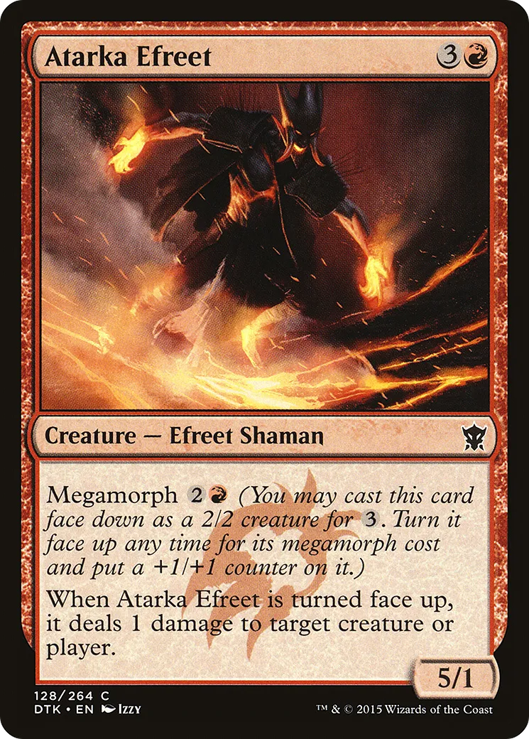 Atarka Efreet — Dragons of Tarkir — Magic: The Gathering