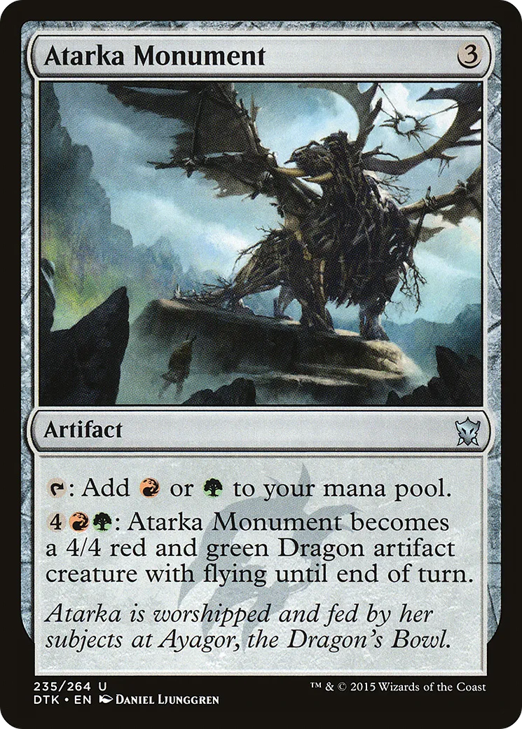 Monument d'Atarka — Dragons of Tarkir — Magic: The Gathering