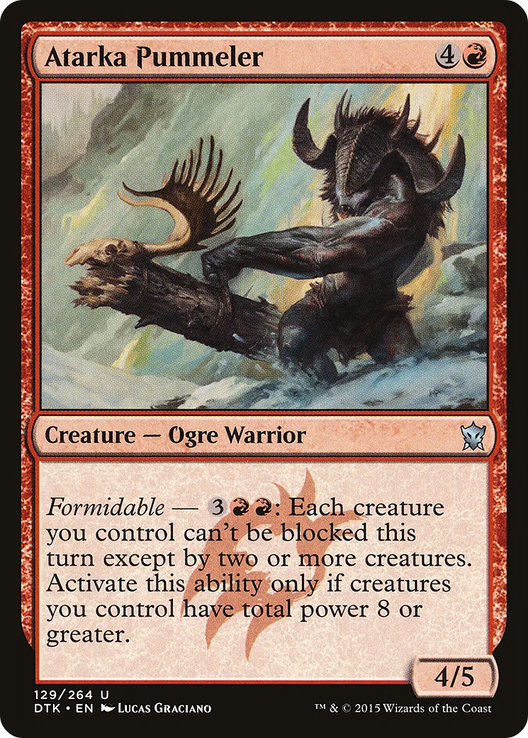 Atarka Pummeler — Dragons of Tarkir — Magic: The Gathering