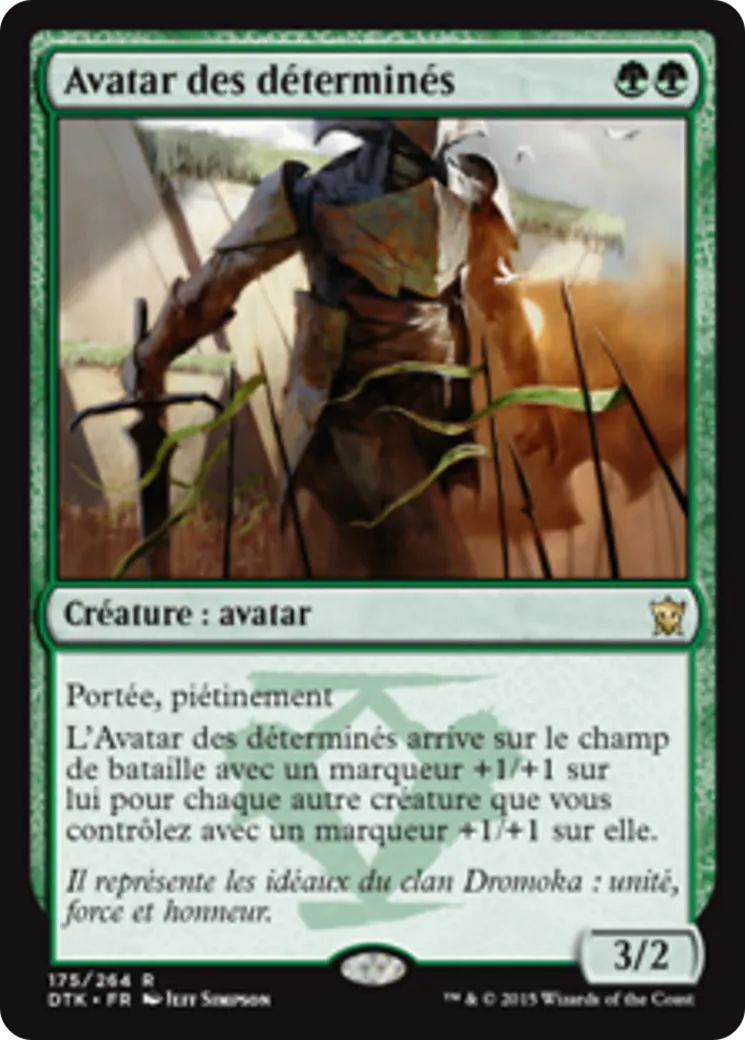 Avatar des déterminés — Dragons of Tarkir — Magic: The Gathering