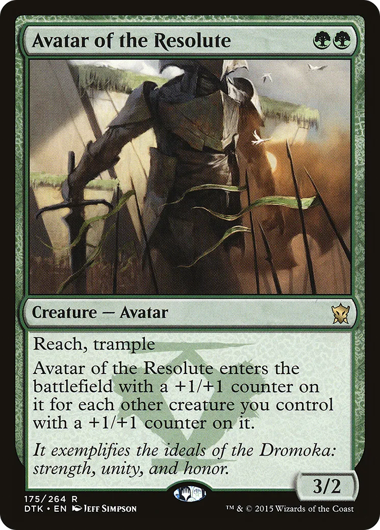 Avatar des déterminés — Dragons of Tarkir — Magic: The Gathering