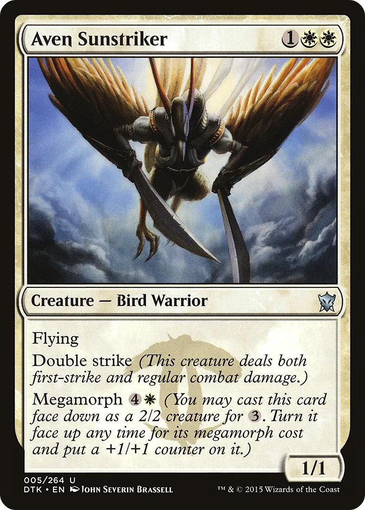 Aven Sunstriker — Dragons of Tarkir — Magic: The Gathering
