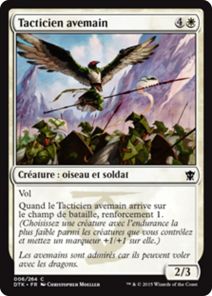 Tacticien avemain — Dragons of Tarkir — Magic: The Gathering