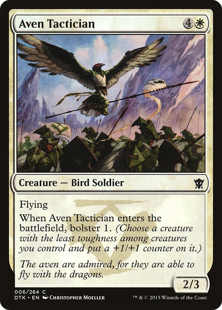 Aven Tactician — Dragons of Tarkir — Magic: The Gathering