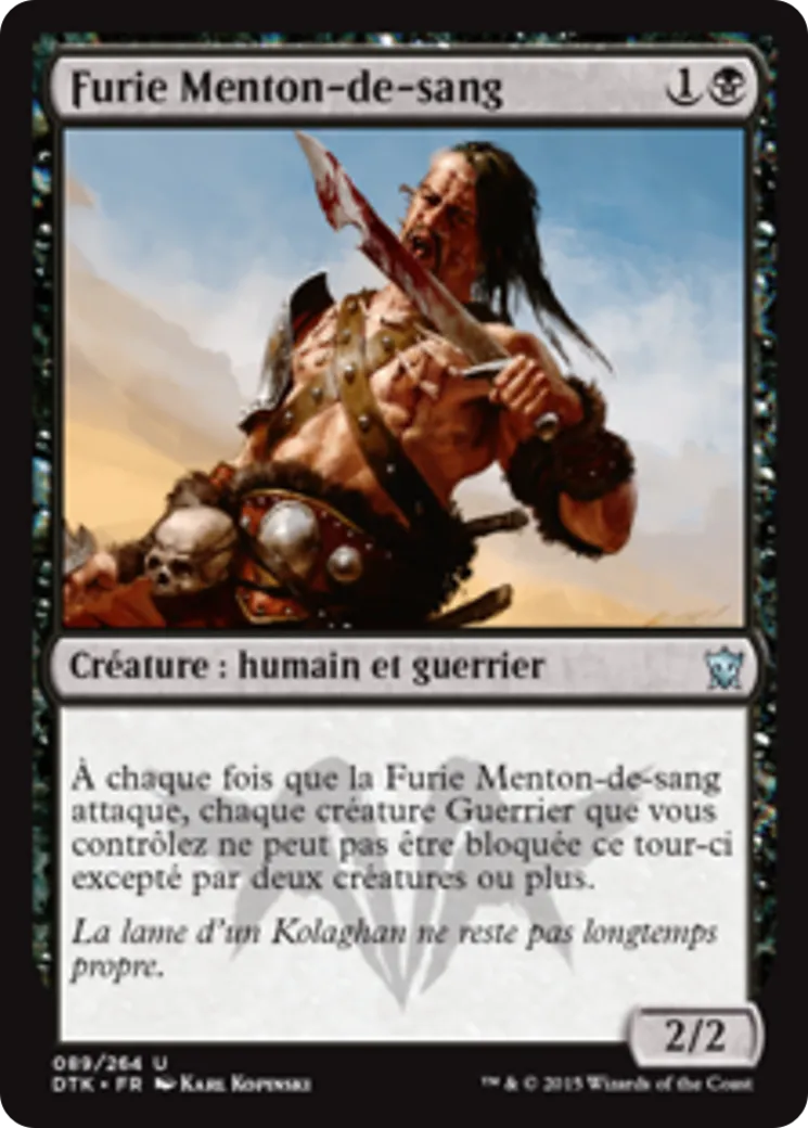 Furie Menton-de-sang from Dragons of Tarkir - Magic: The Gathering
