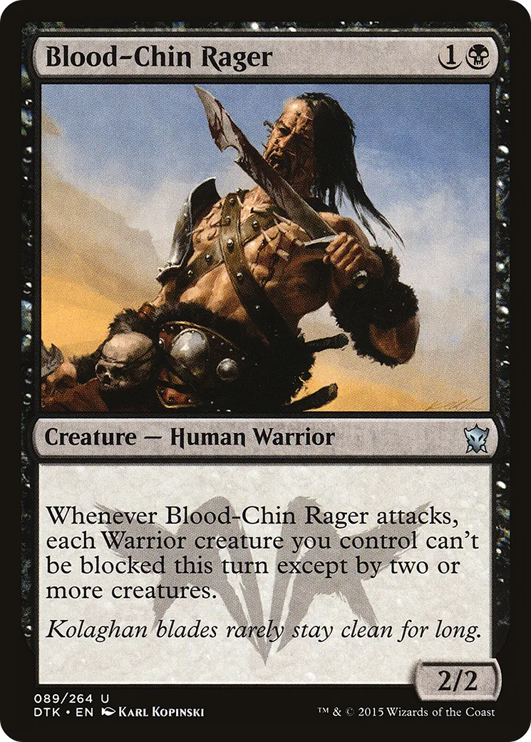 Furie Menton-de-sang — Dragons of Tarkir — Magic: The Gathering