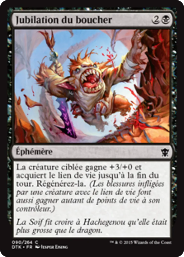 Jubilation du boucher — Dragons of Tarkir — Magic: The Gathering