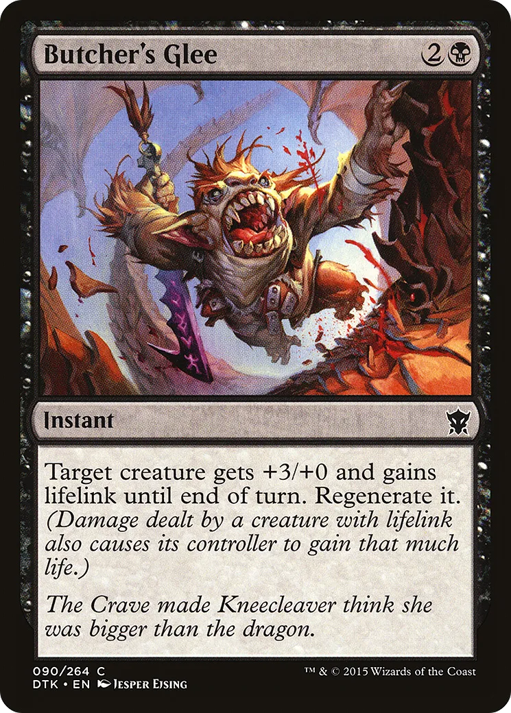 Butcher's Glee — Dragons of Tarkir — Magic: The Gathering