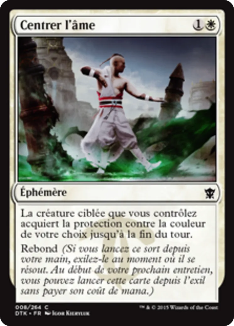 Centrer l'âme — Dragons of Tarkir — Magic: The Gathering