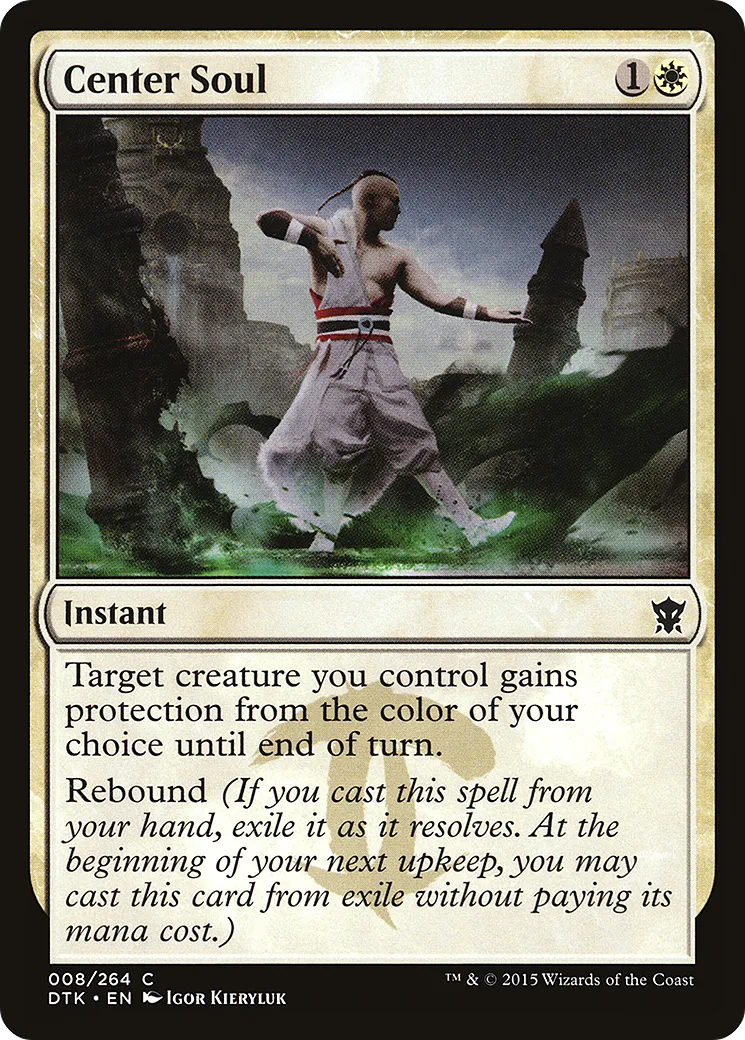 Centrer l'âme — Dragons of Tarkir — Magic: The Gathering