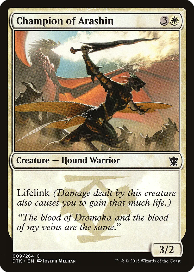Champion of Arashin — Dragons of Tarkir — Magic: The Gathering