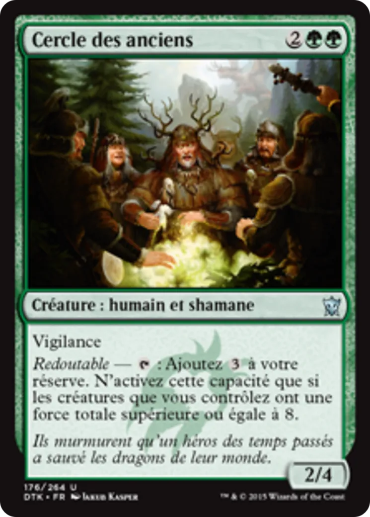 Cercle des anciens — Dragons of Tarkir — Magic: The Gathering