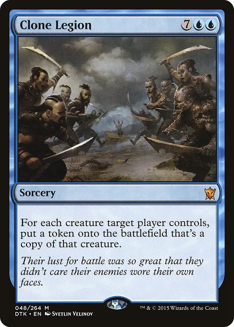 Clone Legion — Dragons of Tarkir — Magic: The Gathering