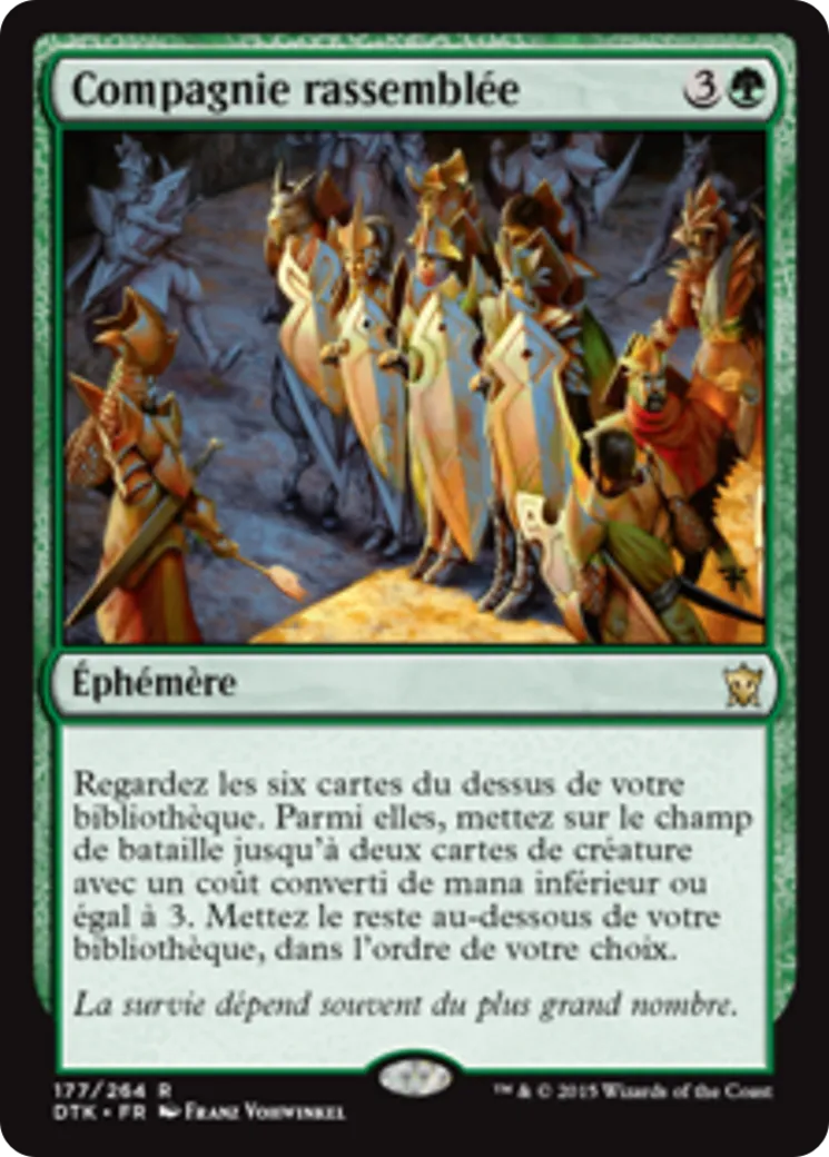 Compagnie rassemblée — Dragons of Tarkir — Magic: The Gathering