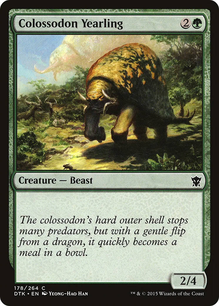 Colossodon Yearling — Dragons of Tarkir — Magic: The Gathering