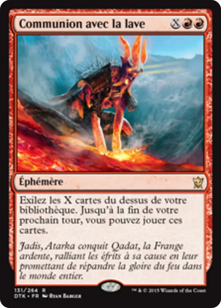 Communion avec la lave — Dragons of Tarkir — Magic: The Gathering