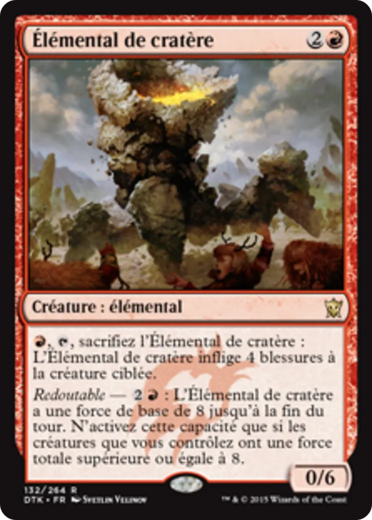 Élémental de cratère — Dragons of Tarkir — Magic: The Gathering
