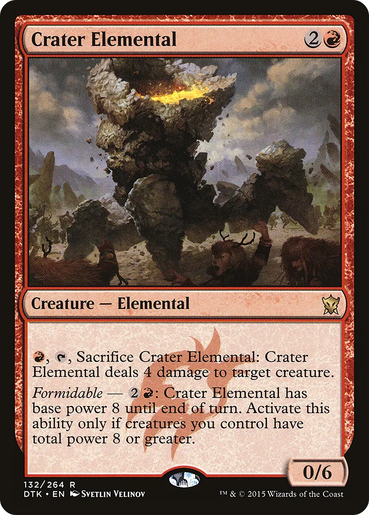 Crater Elemental — Dragons of Tarkir — Magic: The Gathering