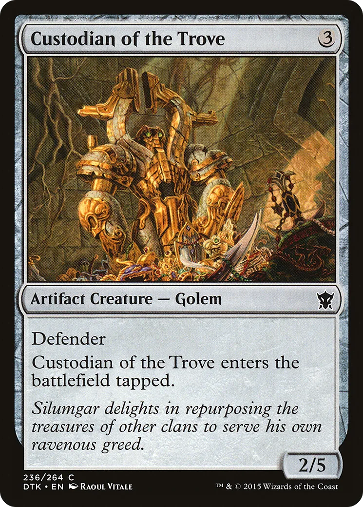 Custodian of the Trove — Dragons of Tarkir — Magic: The Gathering