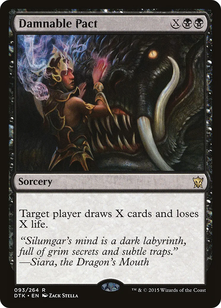 Damnable Pact — Dragons of Tarkir — Magic: The Gathering