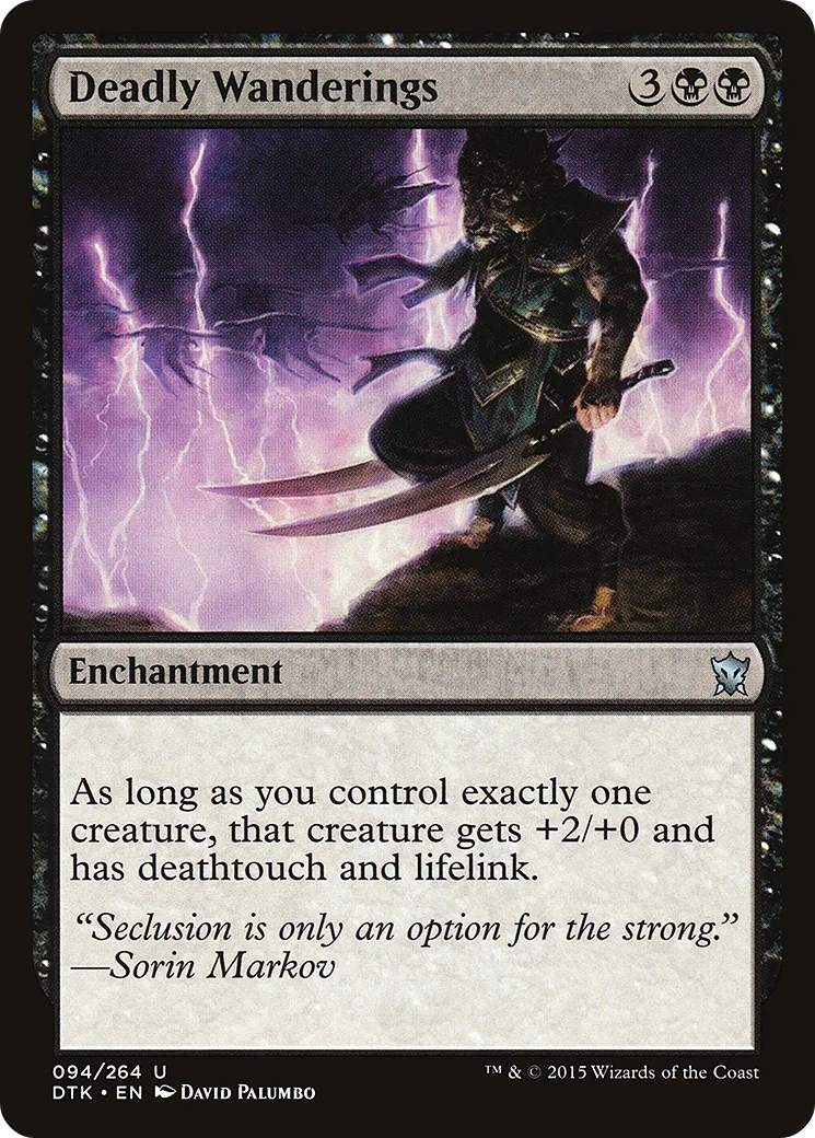Deadly Wanderings — Dragons of Tarkir — Magic: The Gathering