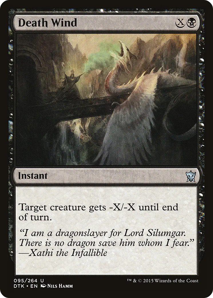 Death Wind — Dragons of Tarkir — Magic: The Gathering