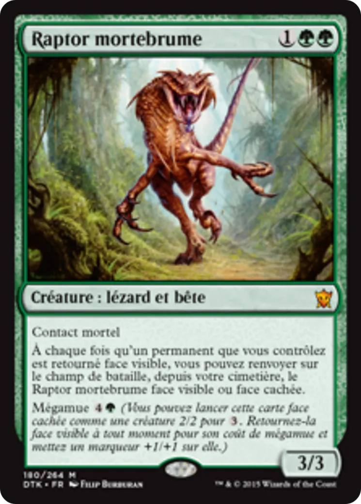 Raptor mortebrume — Dragons of Tarkir — Magic: The Gathering