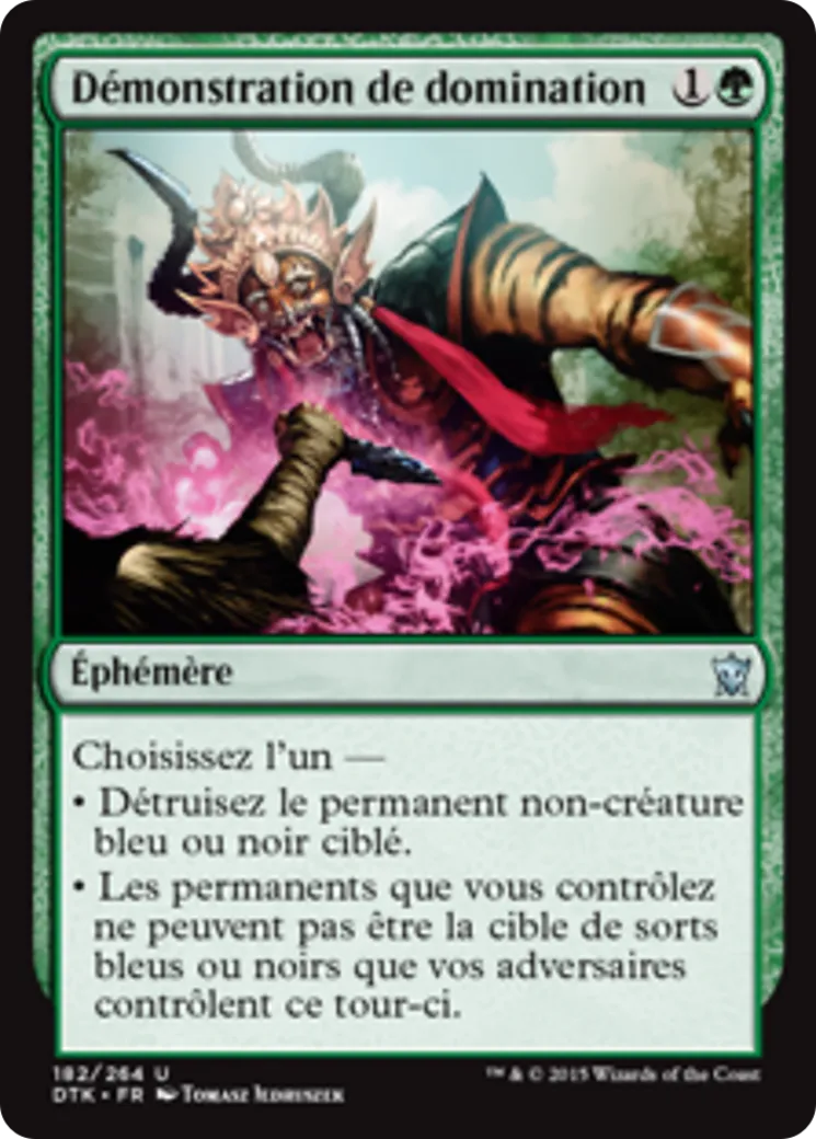 Démonstration de domination — Dragons of Tarkir — Magic: The Gathering