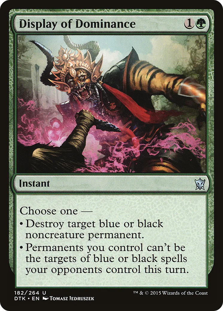 Display of Dominance — Dragons of Tarkir — Magic: The Gathering