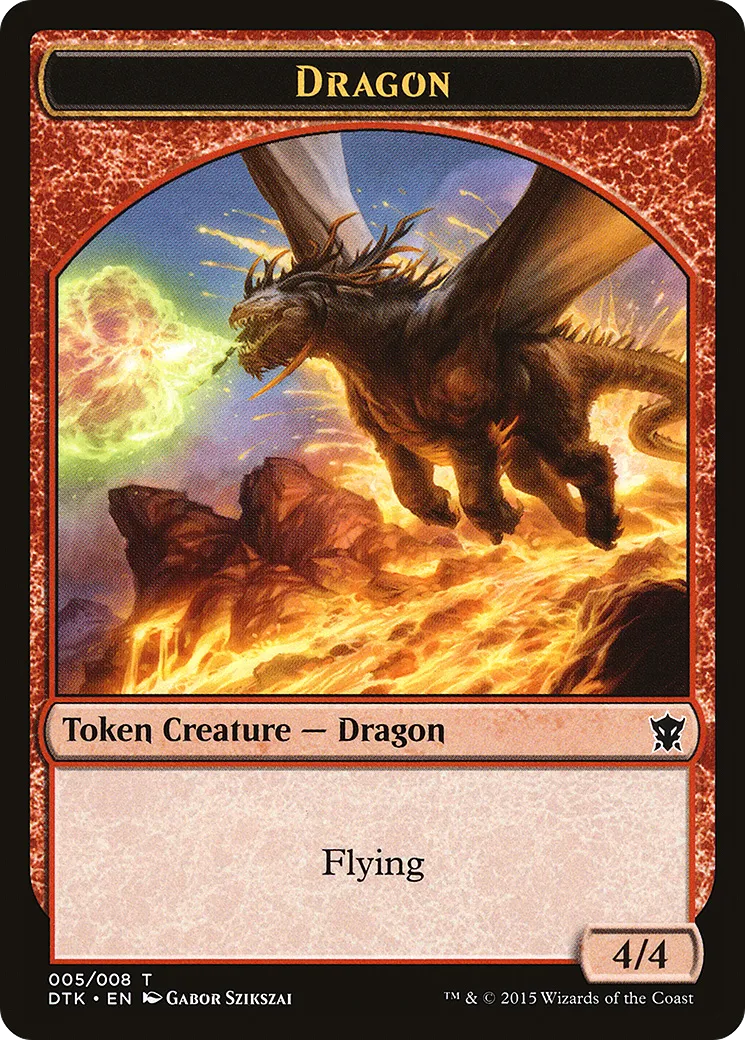 Dragon — Dragons of Tarkir — Magic: The Gathering
