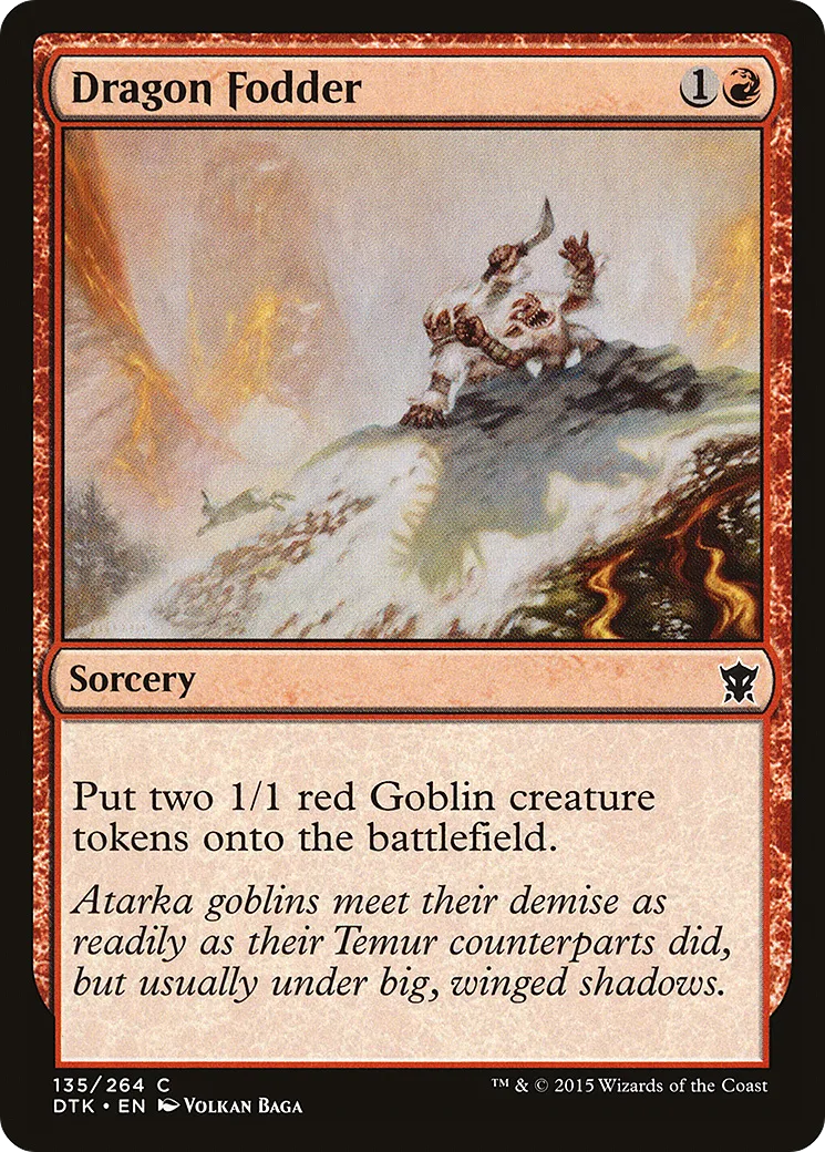 Dragon Fodder — Dragons of Tarkir — Magic: The Gathering