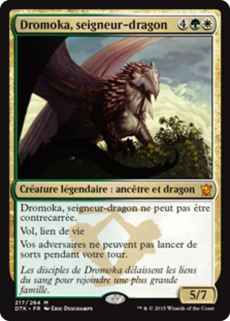 Dromoka, seigneur-dragon — Dragons of Tarkir — Magic: The Gathering